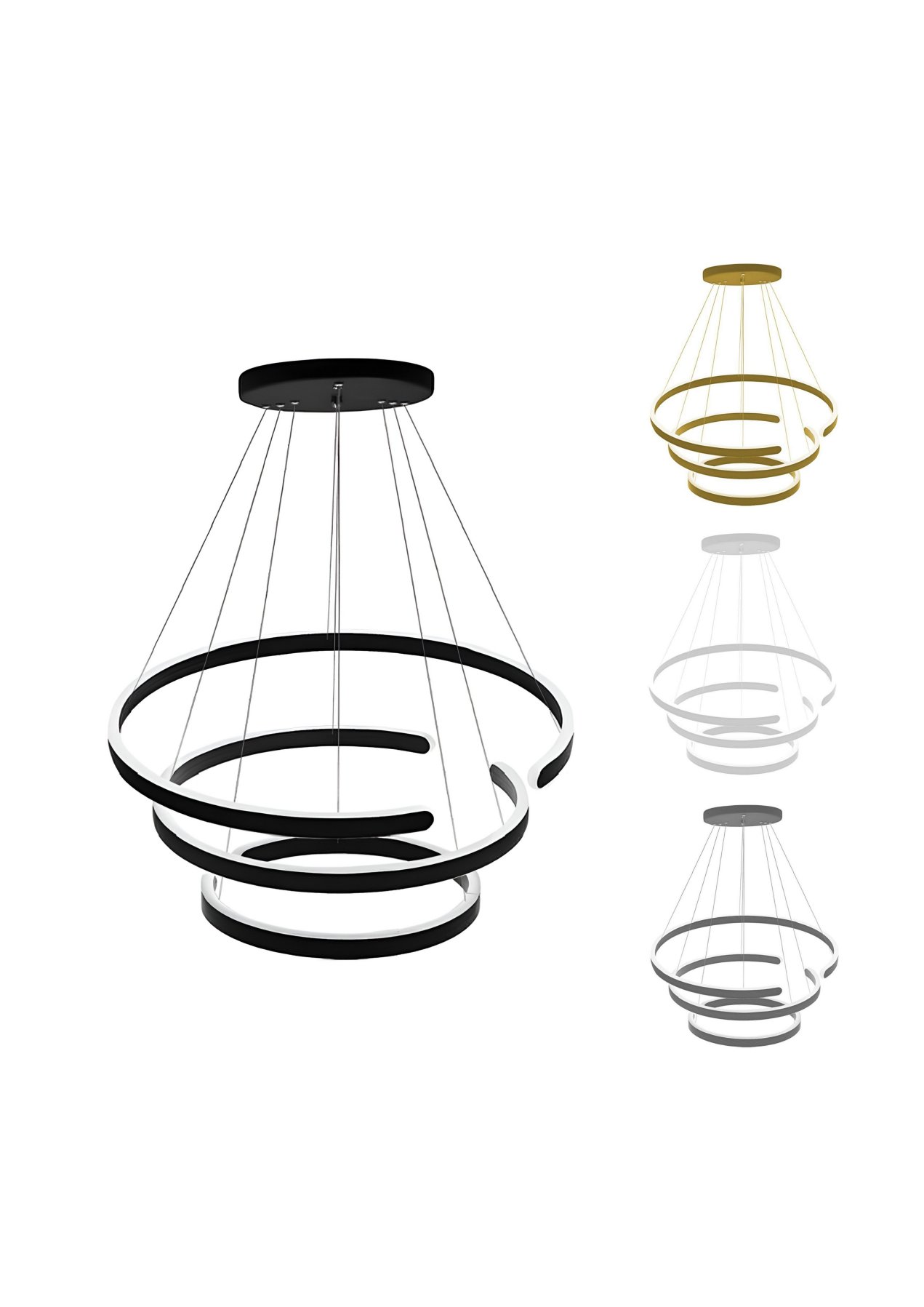 Modern LED Rings Ceiling Lamp